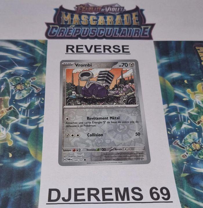 Carte Pokémon - Vrombi Reverse - 124/167 - EV06 - Mascarade Crépusculaire