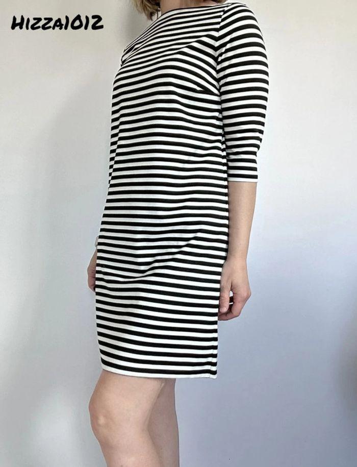 Robe marinière noire et blanche Esmara taille 38/40 💖 - photo numéro 1