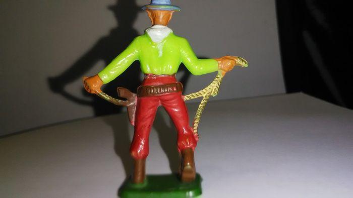 figurine vintage michel cow-boy lasso france - photo numéro 2