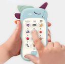 Jouet téléphone pour bébé, musique, son, téléphone, avec anneau de dentition, jouet éducatif pour enfant