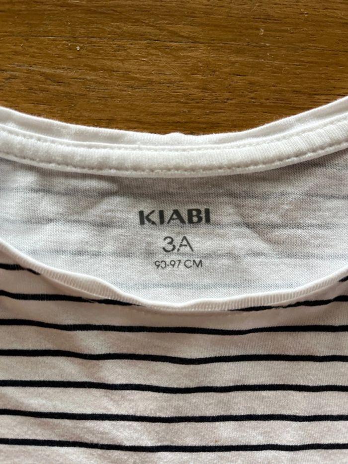 Tshirt marinière coeur Kiabi - photo numéro 2