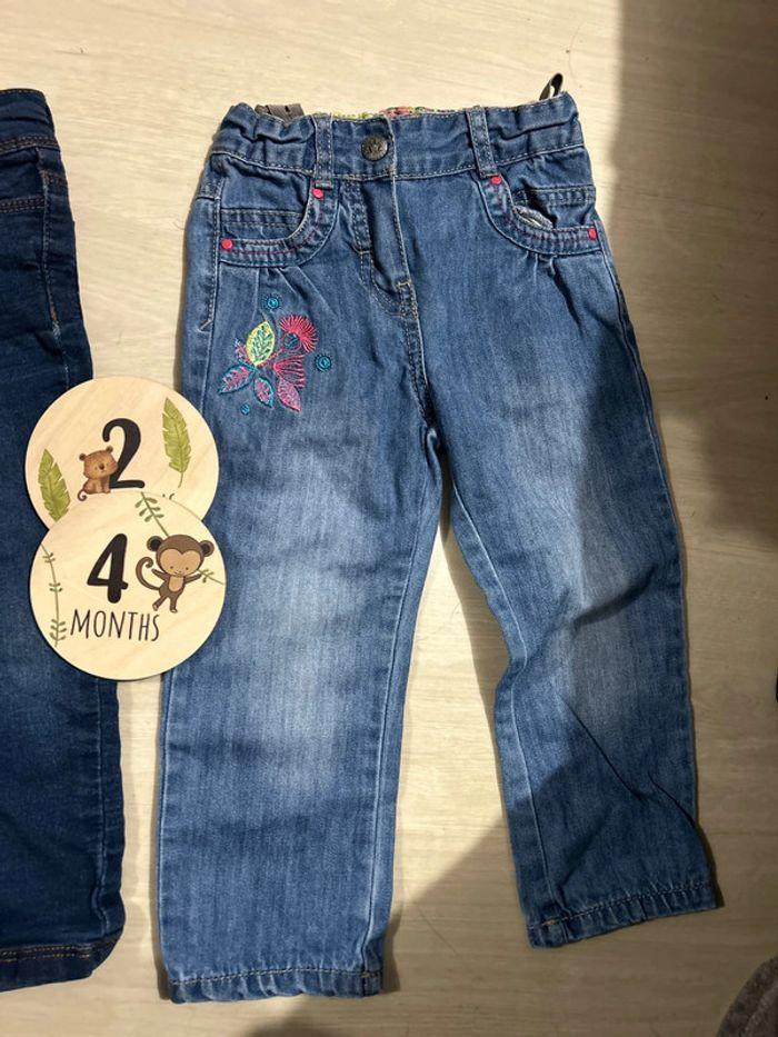 Lot 2 pantalon jeans - photo numéro 3