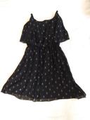 Robe noire à pois M/L