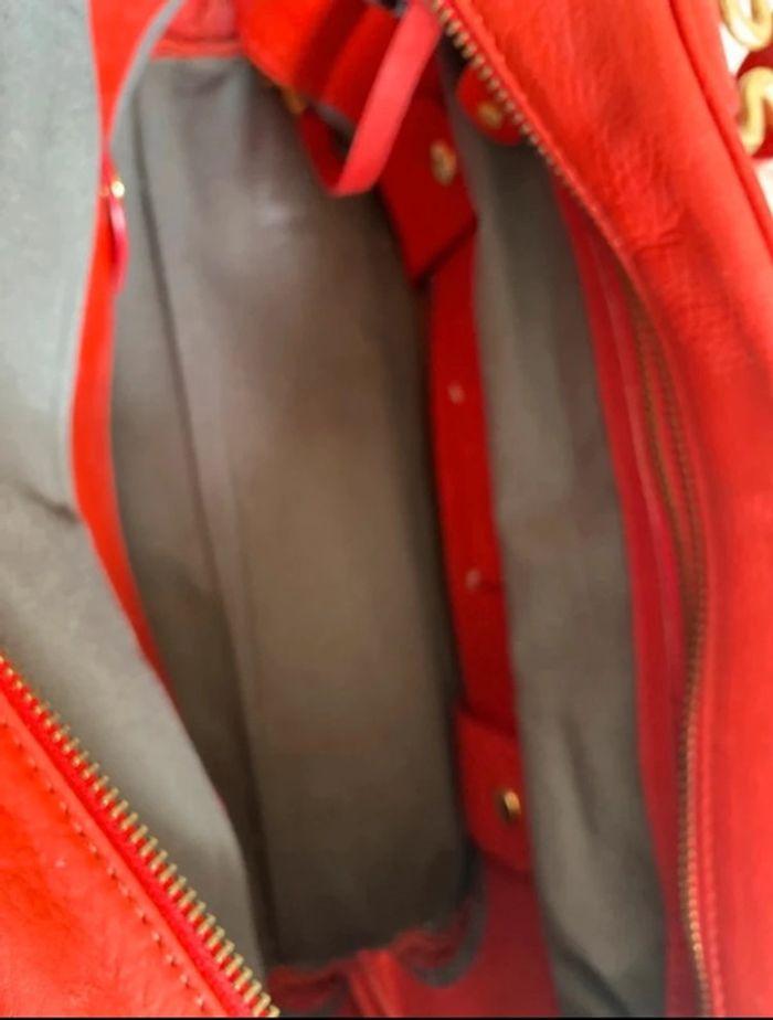 Maison Margiela Sac rouge en cuir - photo numéro 9