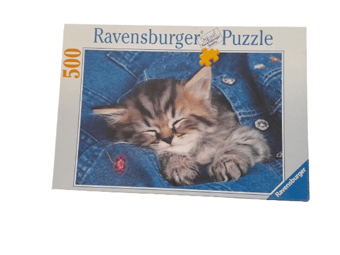 Puzzle 500 pièces chat - photo numéro 1