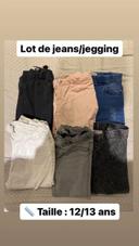 Lot de jeans/jegging