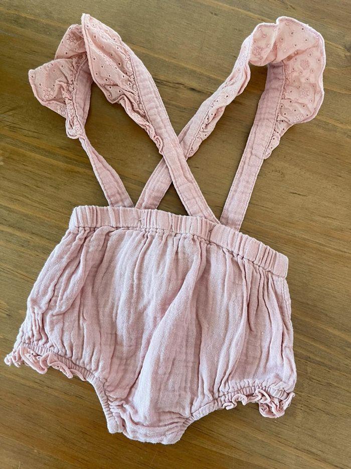 Salopette short bébé rose Kiabi - photo numéro 5