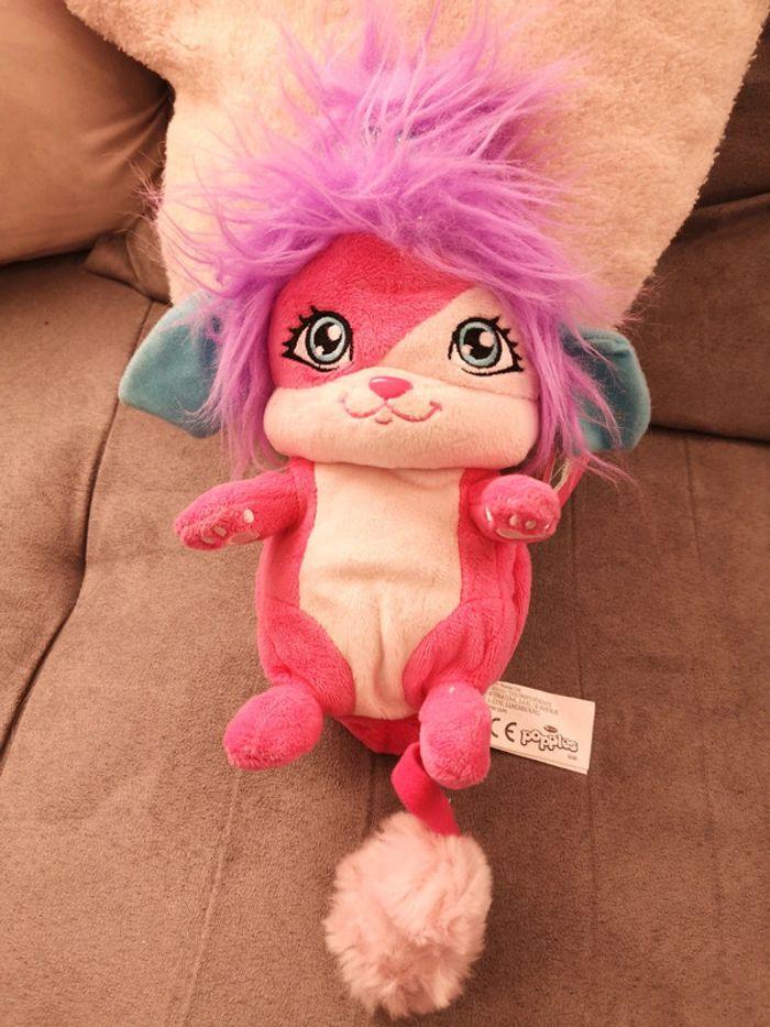 Peluche popples rose vintage - photo numéro 2