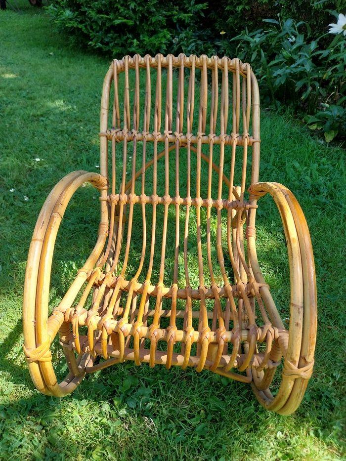 Chaise à bascule enfant vintage - photo numéro 7