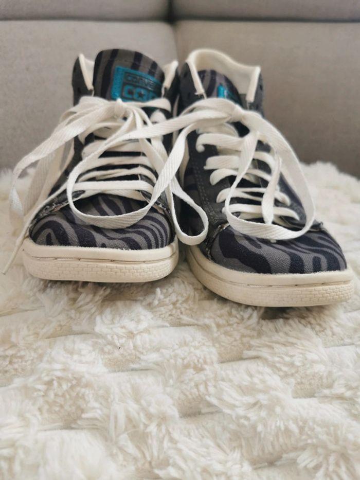 Chaussures baskets montantes Converse all star taille 37 - photo numéro 8