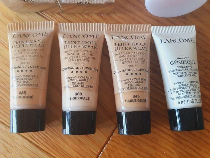 Lot Maquillage Lancôme (fond de teint, sérum jeunesse et Gel Douche) Neufs. - photo numéro 4