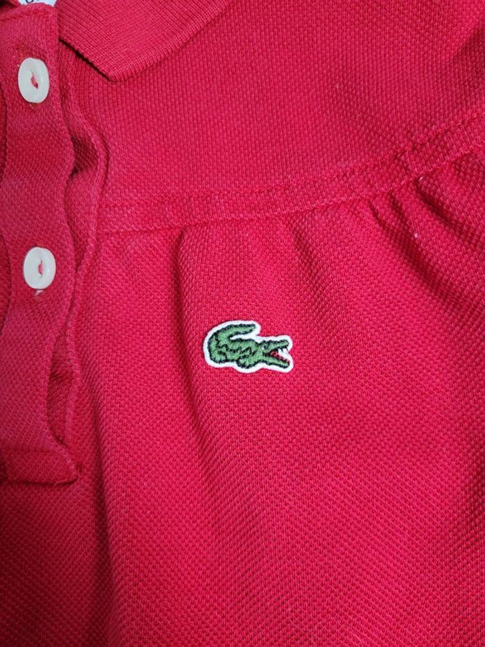 Polo manches longues fille 8 ans Lacoste - photo numéro 3