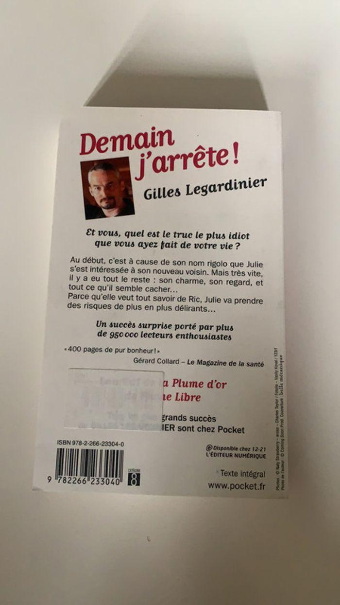 Demain j’arrête ! - Gille Legardinier - Ed Pocket - photo numéro 2