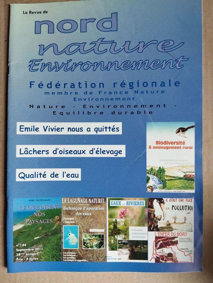 Lot de 9 revues Nord Nature Environnement - photo numéro 9