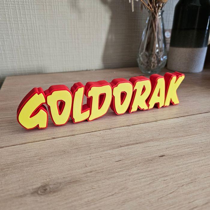 Figurine logo Goldorak 23cm FanArt - photo numéro 2