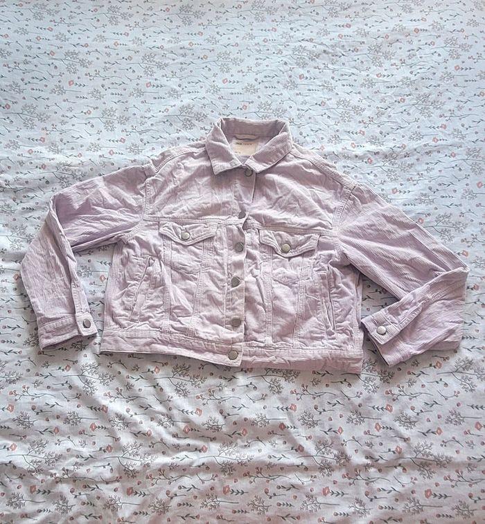 Veste blouson lila mauve pastel Asos Taille 40 - photo numéro 1