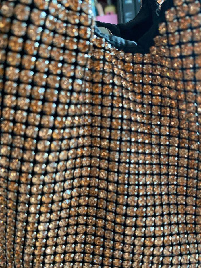 Sac strass doré - photo numéro 4