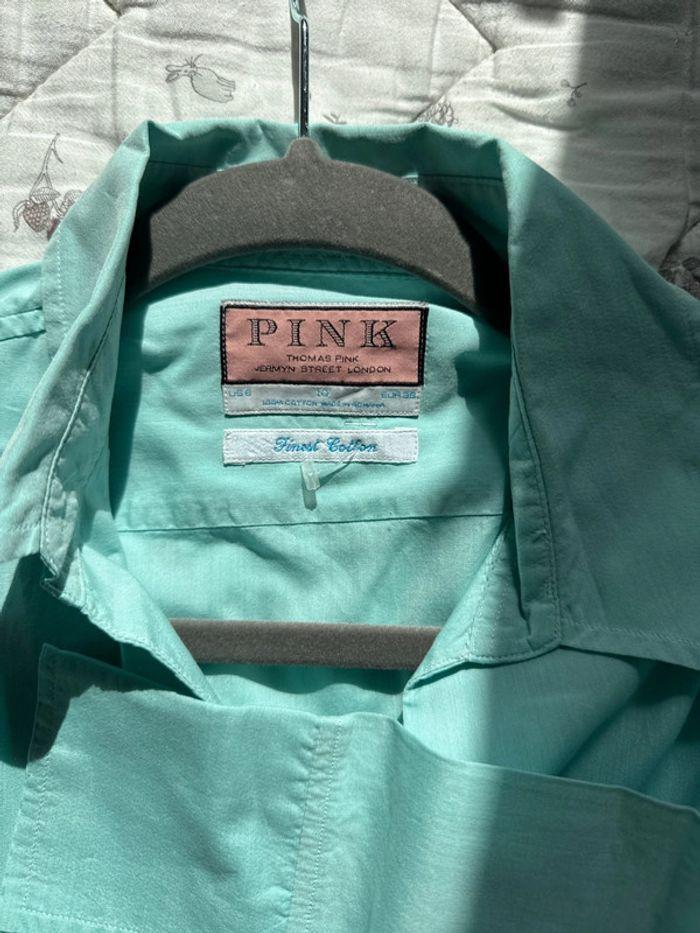 Camicia 3/4 Thomas pink blu verde - photo numéro 14