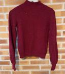 Pull hiver bordeaux cache cache XS