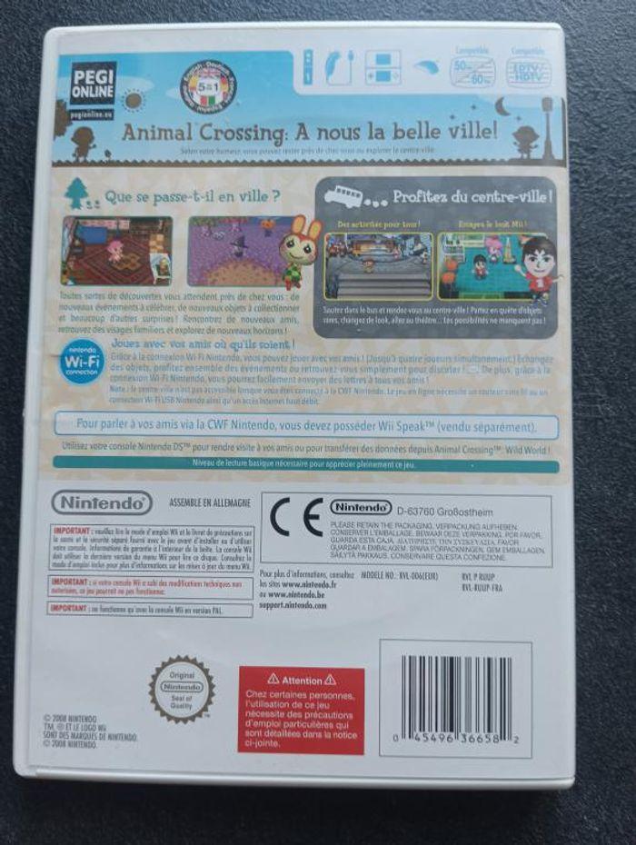 Nintendo - Wii - Animal Crossing - Let's go to the city - photo numéro 2