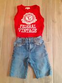 Ensemble T-shirt + short - 5 ans