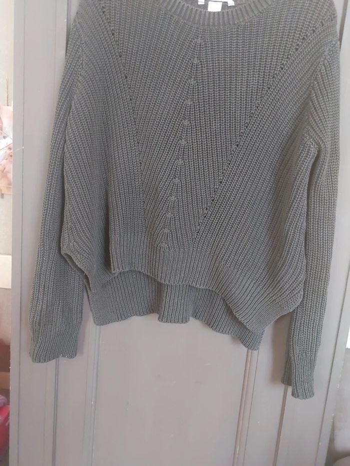 Pull gris foncé H&M - photo numéro 3