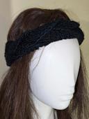 Bandeau hiver cheveux  noir