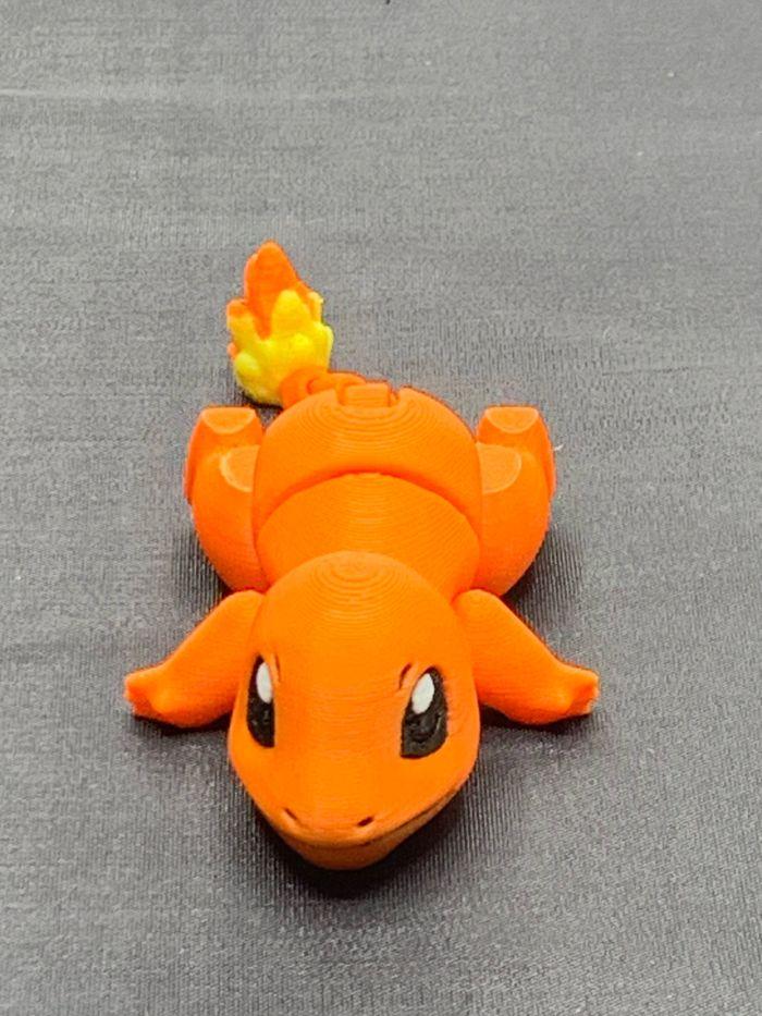 Salameche pokemon articulé 7,5cm - photo numéro 7