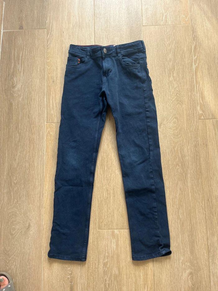 Pantalon jean - bi strech - 9 ans - slim - okaidi - photo numéro 1