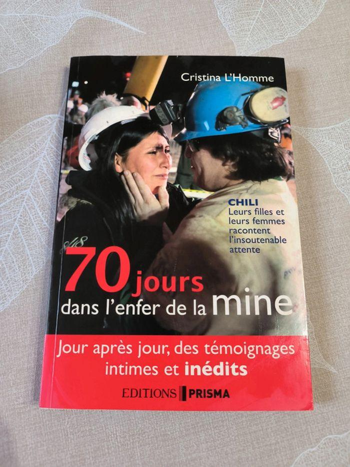 Livre 70 jours dans l'enfer de la mine édition prisma - photo numéro 1