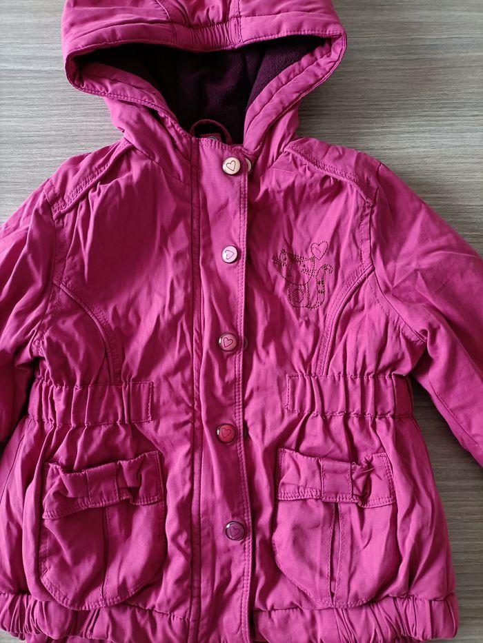 Manteau hiver rose Vertbaudet 2 ans - photo numéro 4