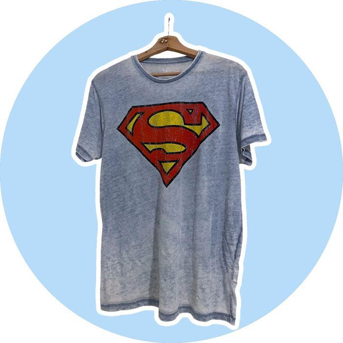 T-shirt superman effet abimé - photo numéro 1