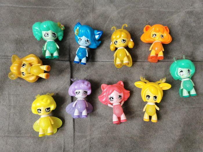 Lot de 10 glimmies rainbow friends - photo numéro 1