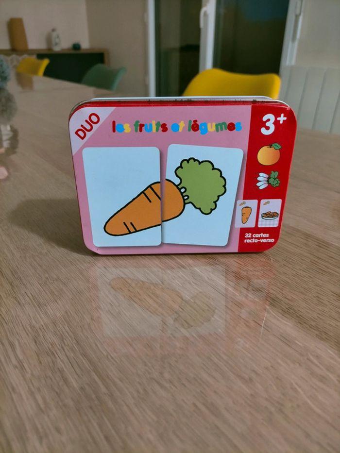 Jeux cartes fruits et légumes - photo numéro 1