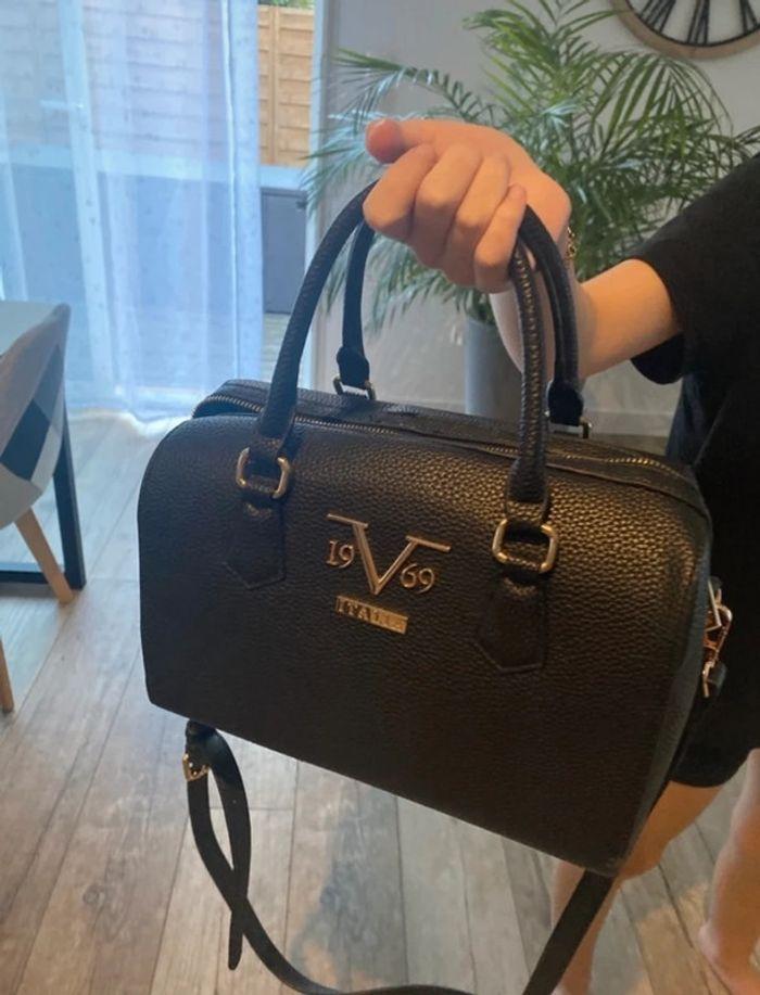 Sac bandoulière Boston Versace 1969 noir - photo numéro 5