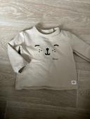 Pull nounours beige