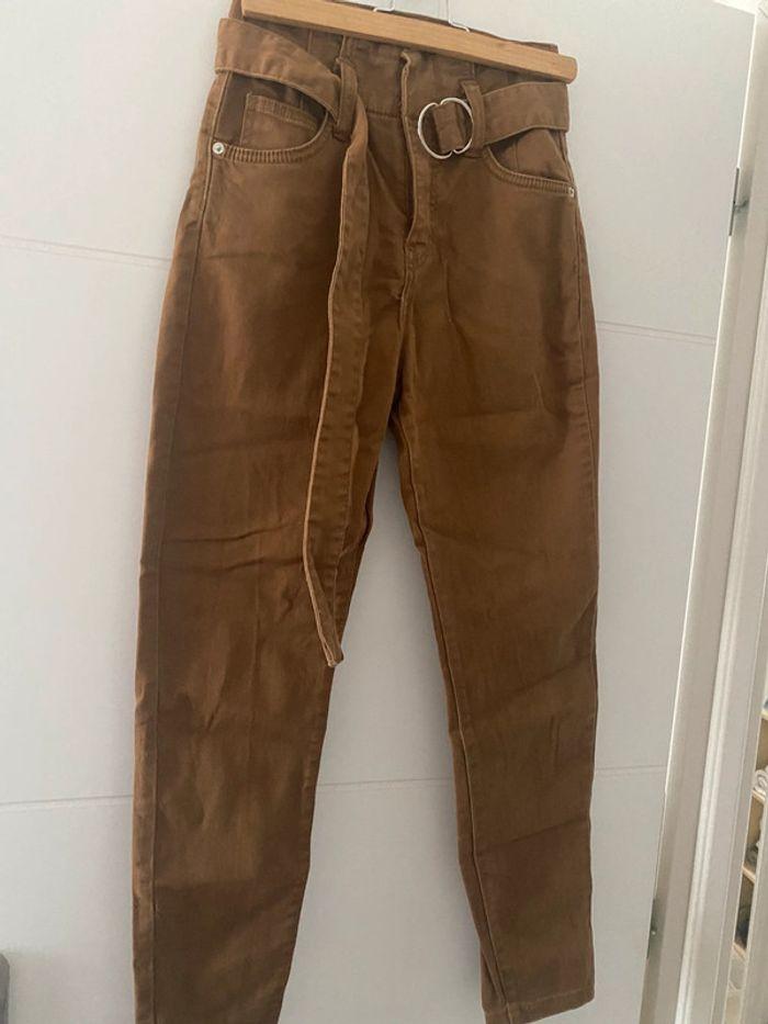 Pantalon camel  bsk 32 - photo numéro 1