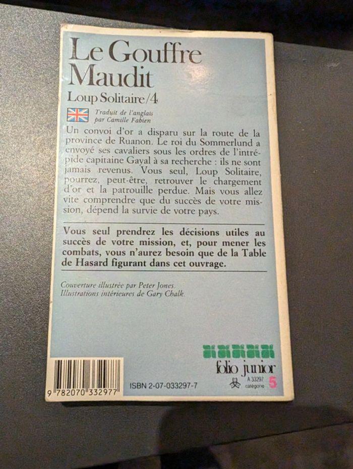 Livre dont vous êtes le héros le gouffre maudit - photo numéro 2