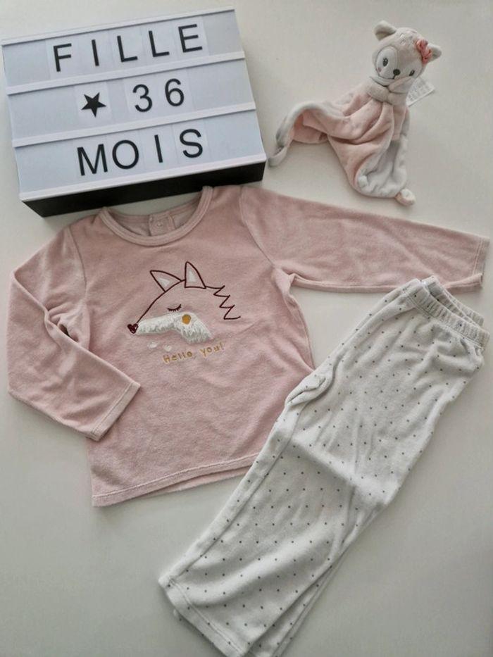 Pyjama fille 36m - photo numéro 1