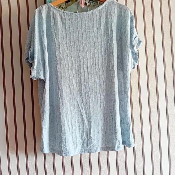 Tee-shirt oversize bleu taille 42 de chez Zeeman - photo numéro 2