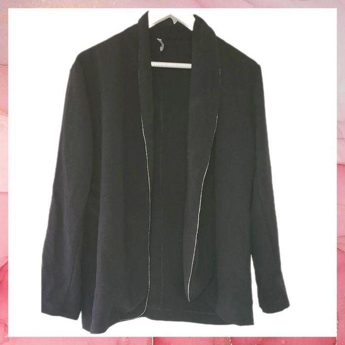 Veste femme type blazer noir - photo numéro 4