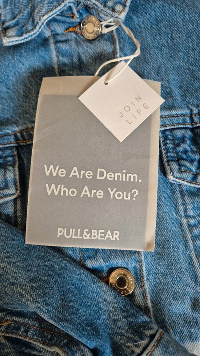 Veste en jean Pull & Bear effet dip dye - photo numéro 10