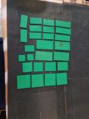 Lot plaques lego vert