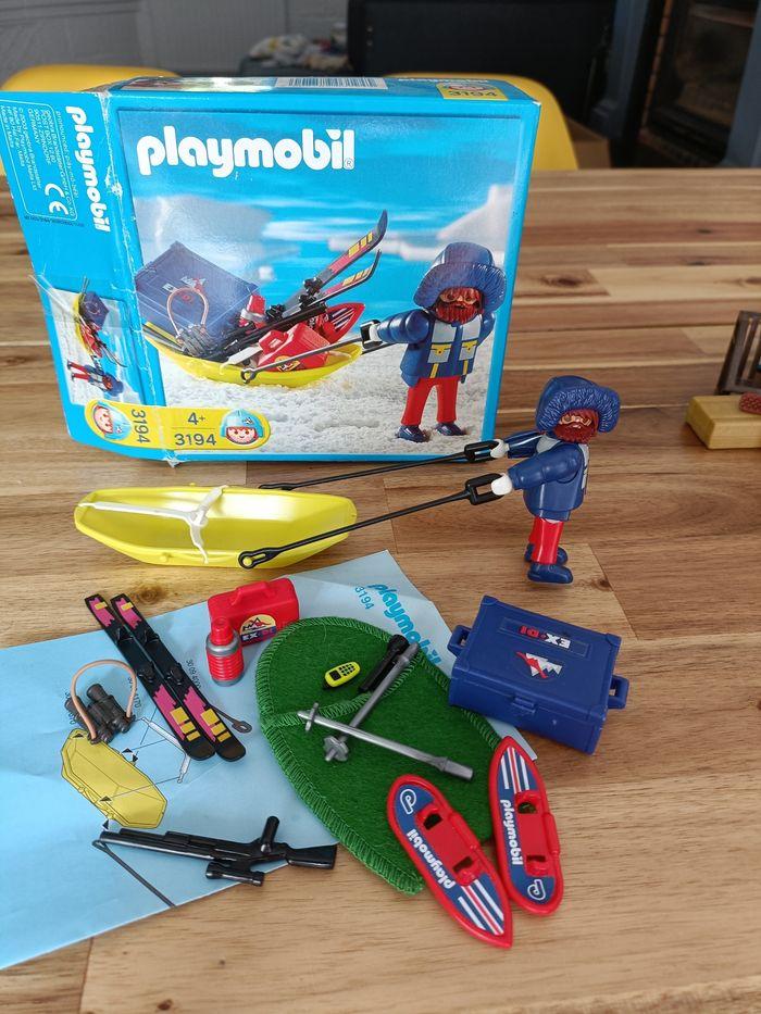 Playmobil 3194 Skieur Explorateur Polaire Traineau Boîte Figurines accessoires - photo numéro 7