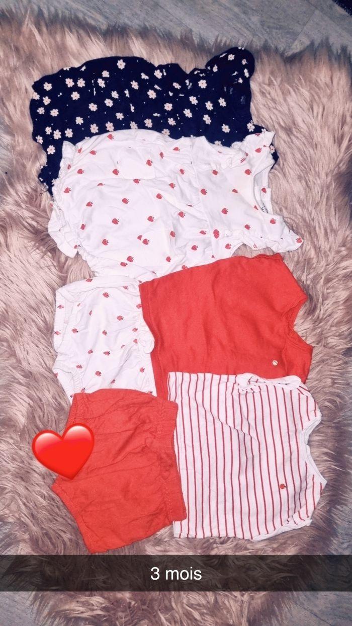 Lot de vêtements bébé fille