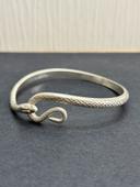 Bracelet atypique vintage en argent , animaux serpent