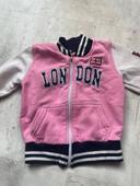 Blouson Teddy rose