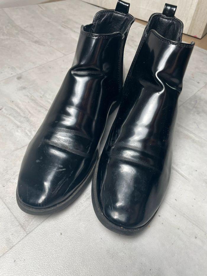 Bottines noir vernis - photo numéro 2