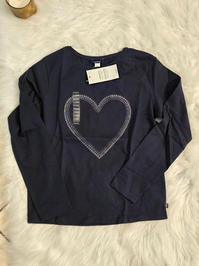 Neuf (non porté) 🤩😍🩷🩷teeshirt ml 10 ans fille 🩷🩷🤩😍 - photo numéro 1