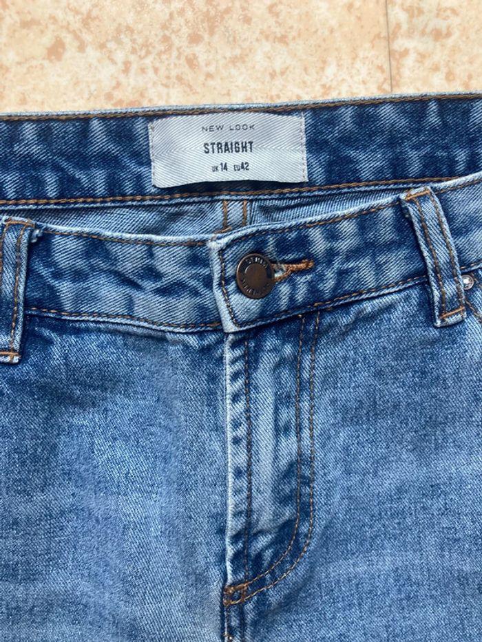 Jean droit bleu New look taille 42 - photo numéro 4